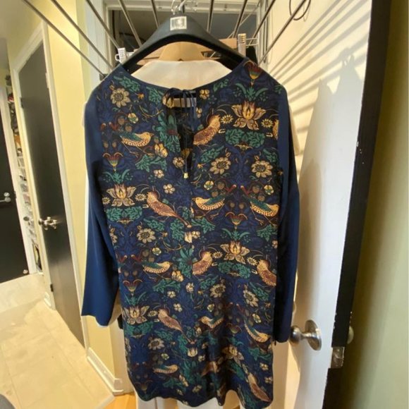 Club Monaco silk dress, size 0 - Picture 2 of 3